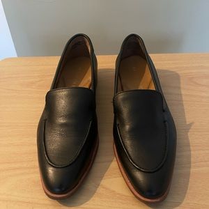 Black loafers